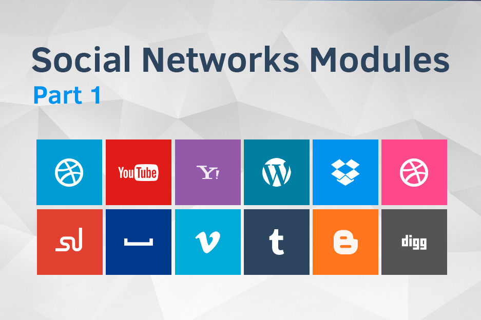 Drupal mudules for social networks integration